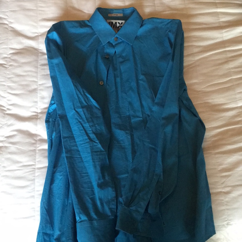 Express 1mx small fitted dress shirt.